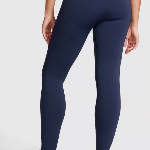 SIZE L - Victorias Secret PINK Flip It Seamless Foldover Leggings And Shirt Set - Picture 2 of 8